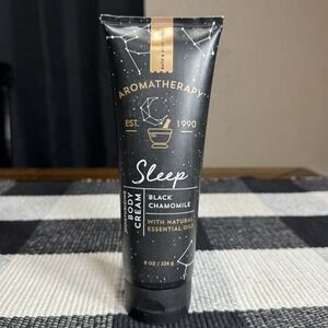 RARE Bath & Body Works Aromatherapy SLEEP BLACK CHAMOMILE Body Cream 8 oz